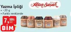 ALTIN BAŞAK YAZMA İPLİĞİ ALTIN BAŞAK YAZMA İPLİĞİ